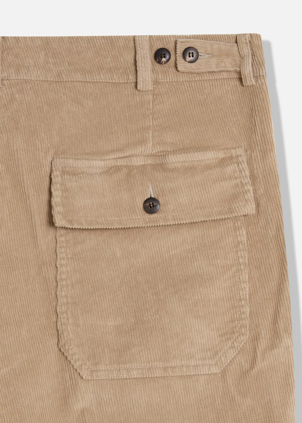 Mens AARTEMAS Wide Leg Corduroy Fatigue Trousers - Casual Thick Pants for Comfort and Style