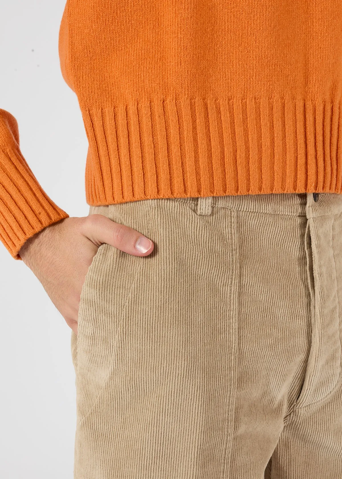 Mens AARTEMAS Wide Leg Corduroy Fatigue Trousers - Casual Thick Pants for Comfort and Style