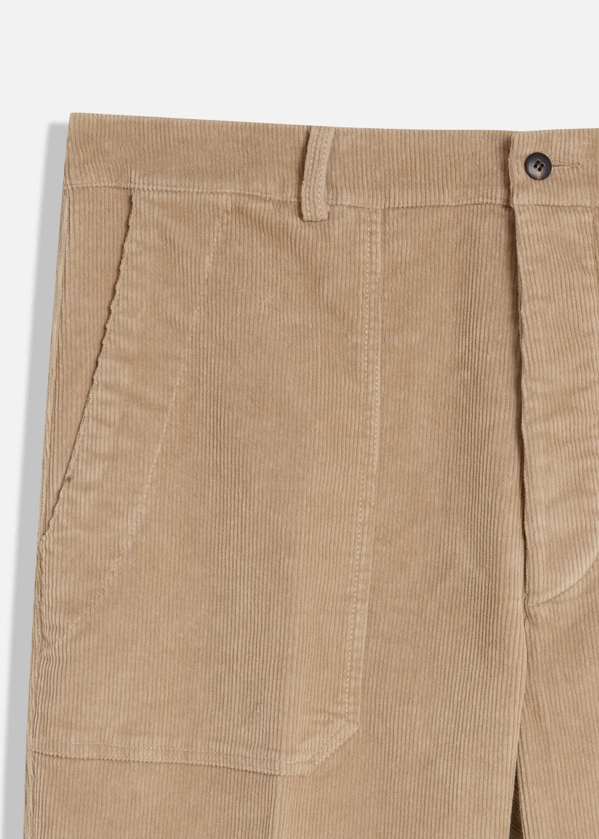 Mens AARTEMAS Wide Leg Corduroy Fatigue Trousers - Casual Thick Pants for Comfort and Style
