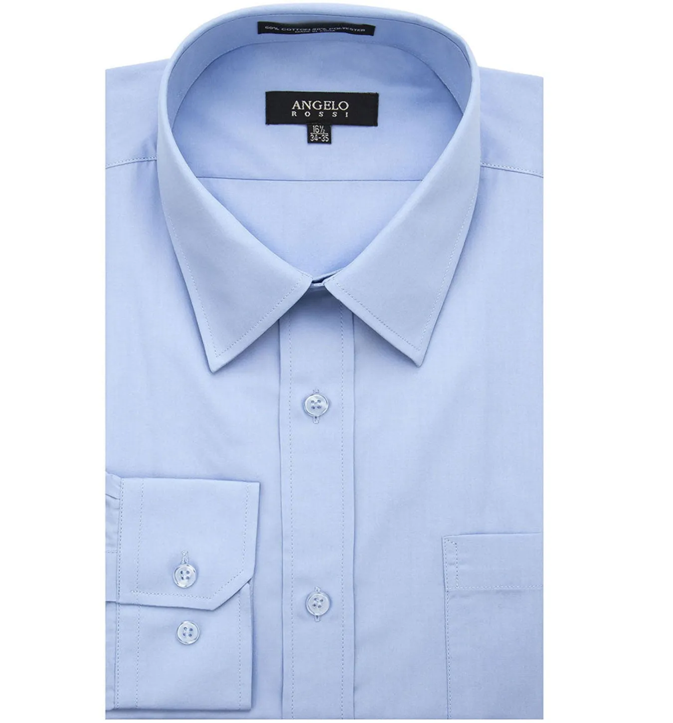 Angelo Rossi Modern Fit Dress Shirt - Light Blue