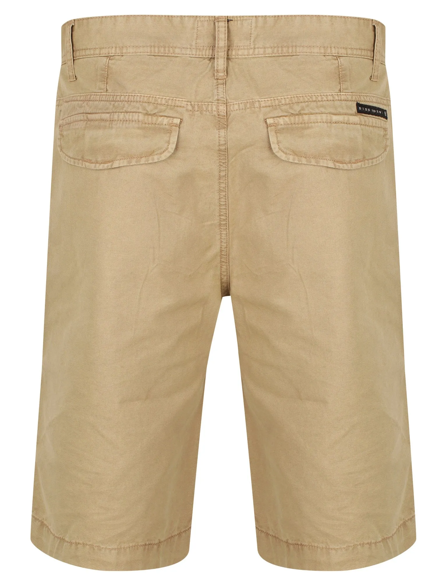 Ayrton Cotton Canvas Chino Shorts In Stone - Dissident