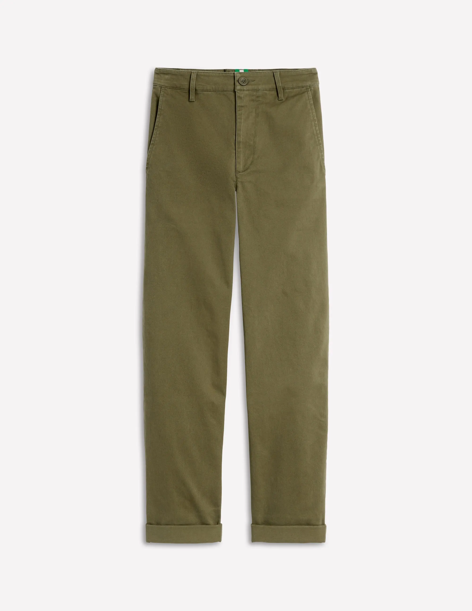 Barnsbury Chino Trousers-Woodland Green
