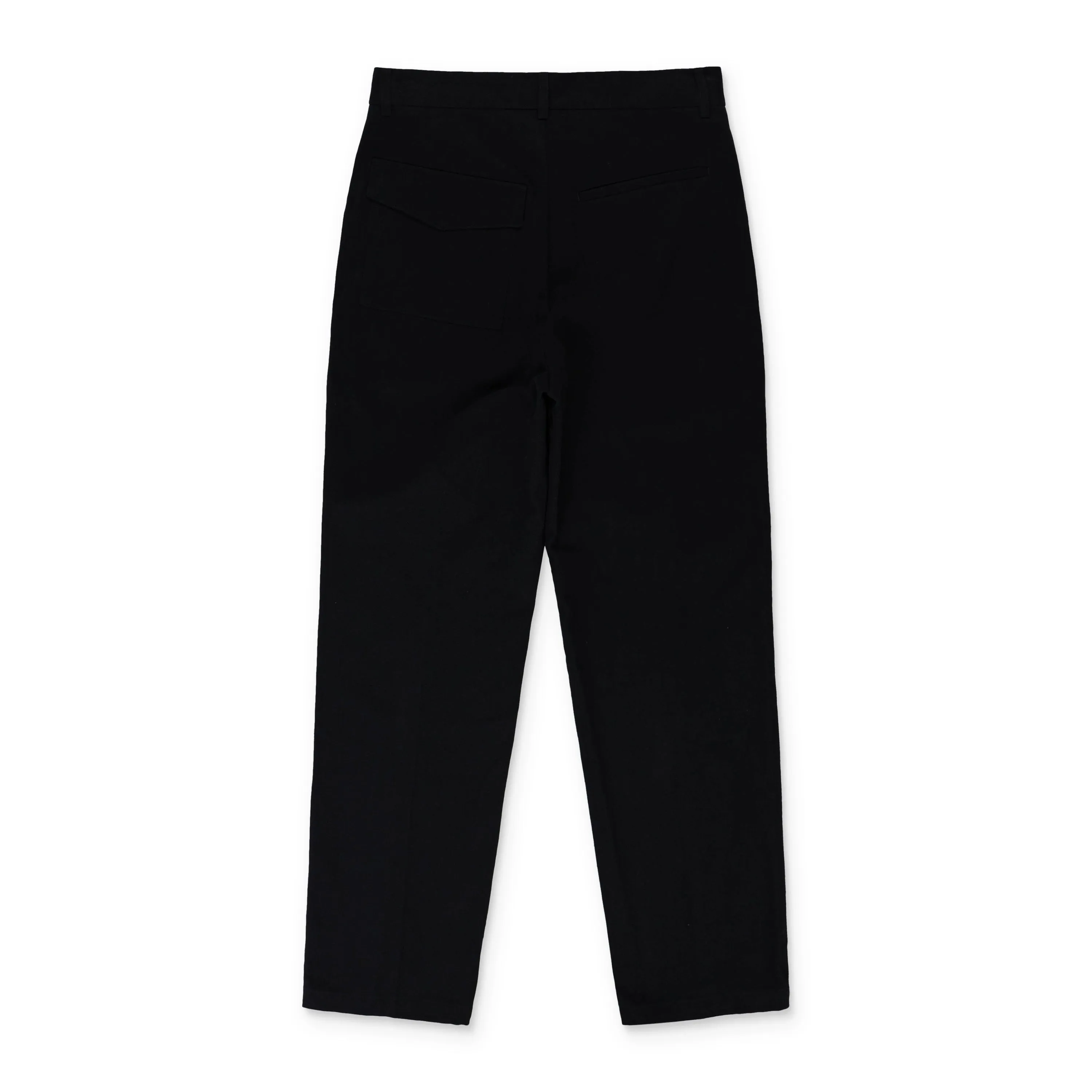 BLACK CHINO TROUSERS