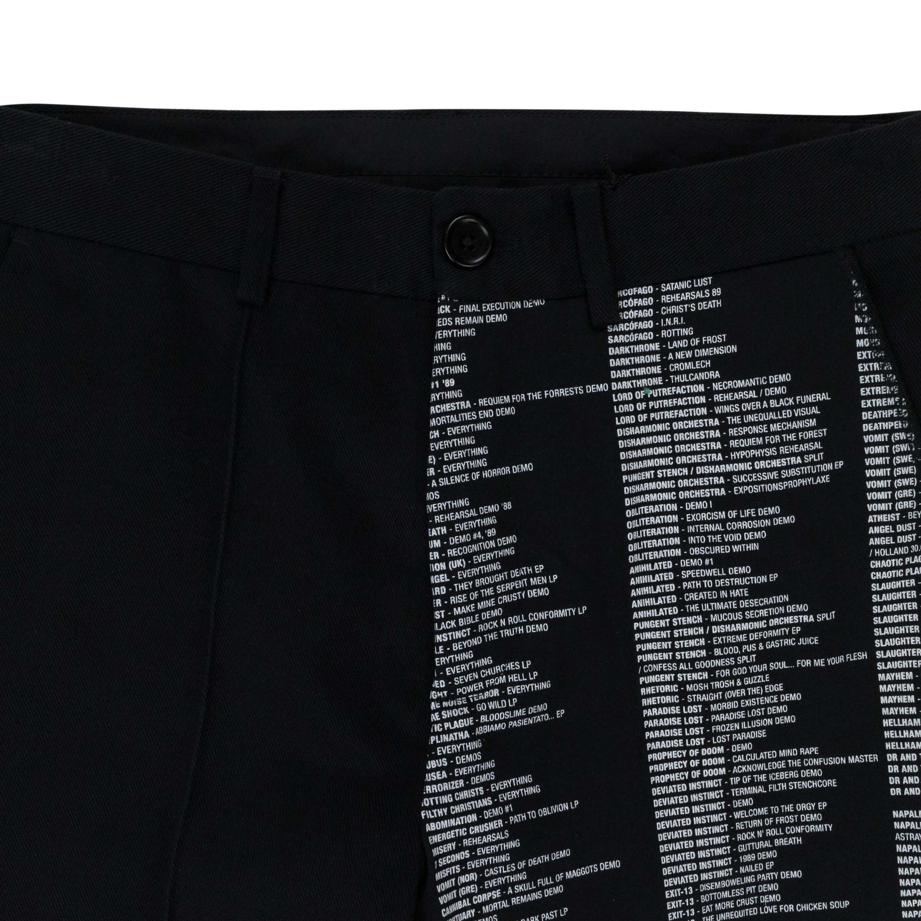 BLACK CHINO TROUSERS