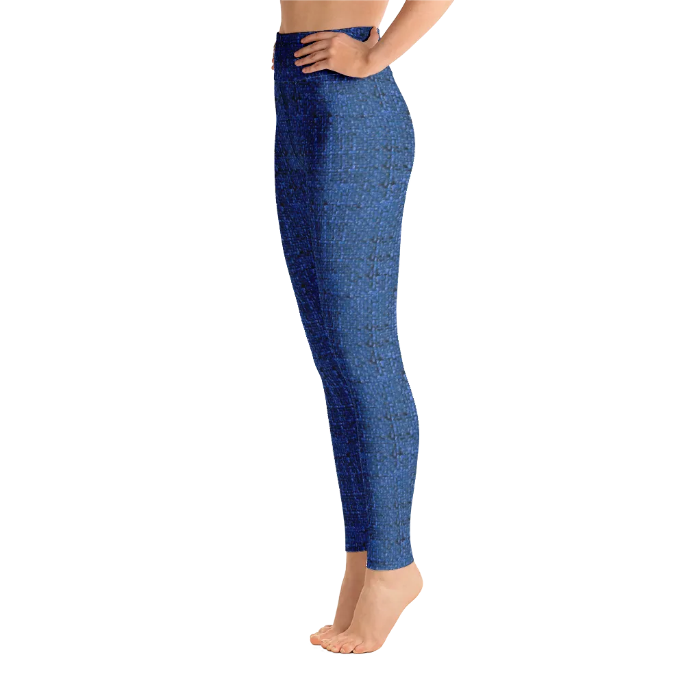 Blue Boucl Yoga Pants