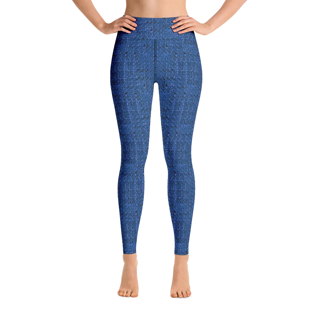 Blue Boucl Yoga Pants