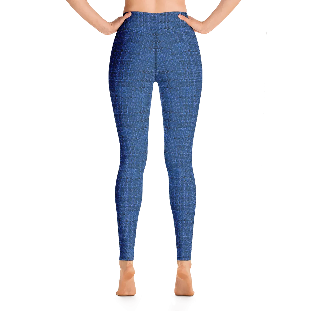 Blue Boucl Yoga Pants