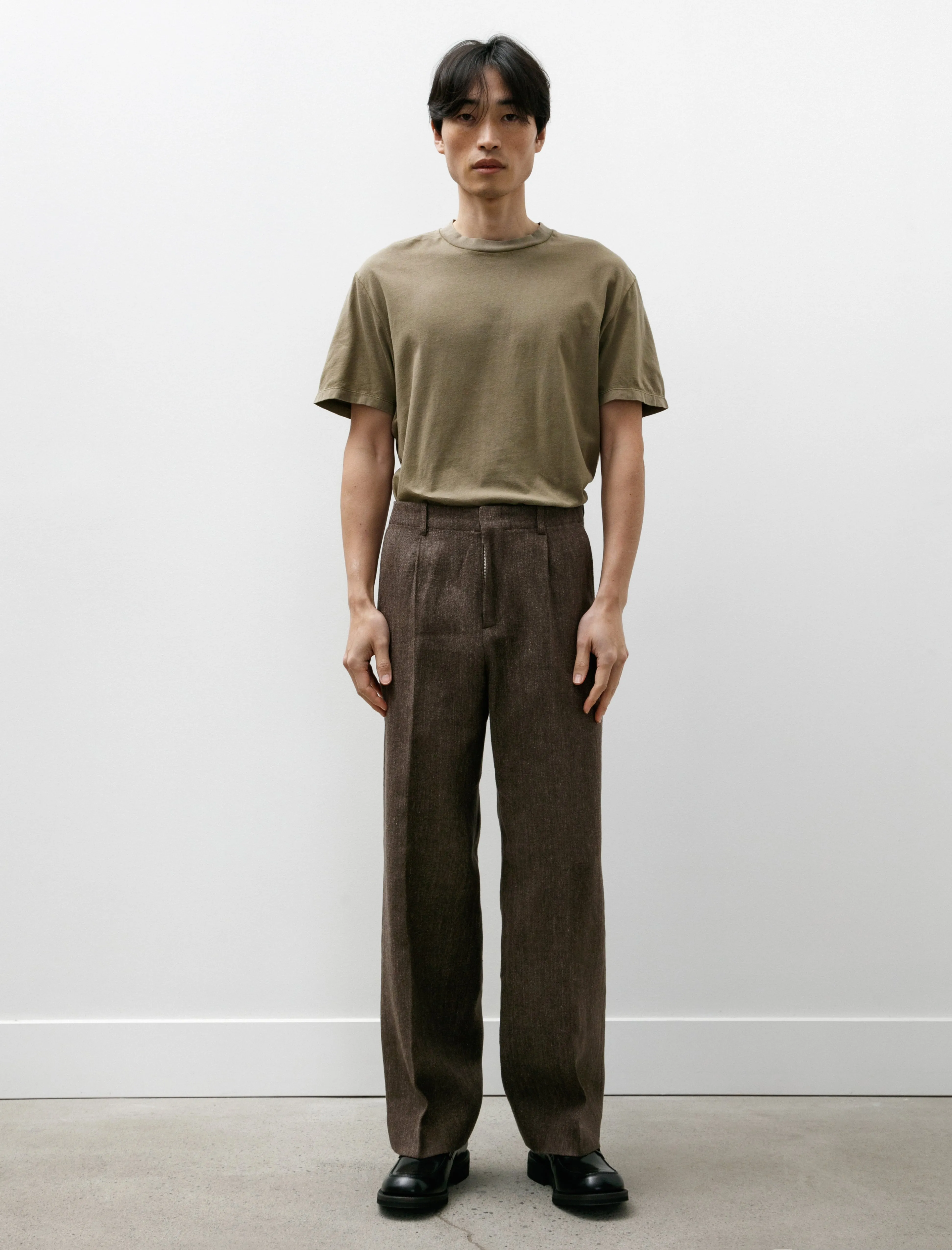 Borrowed Chino Tobacco Delave Linen