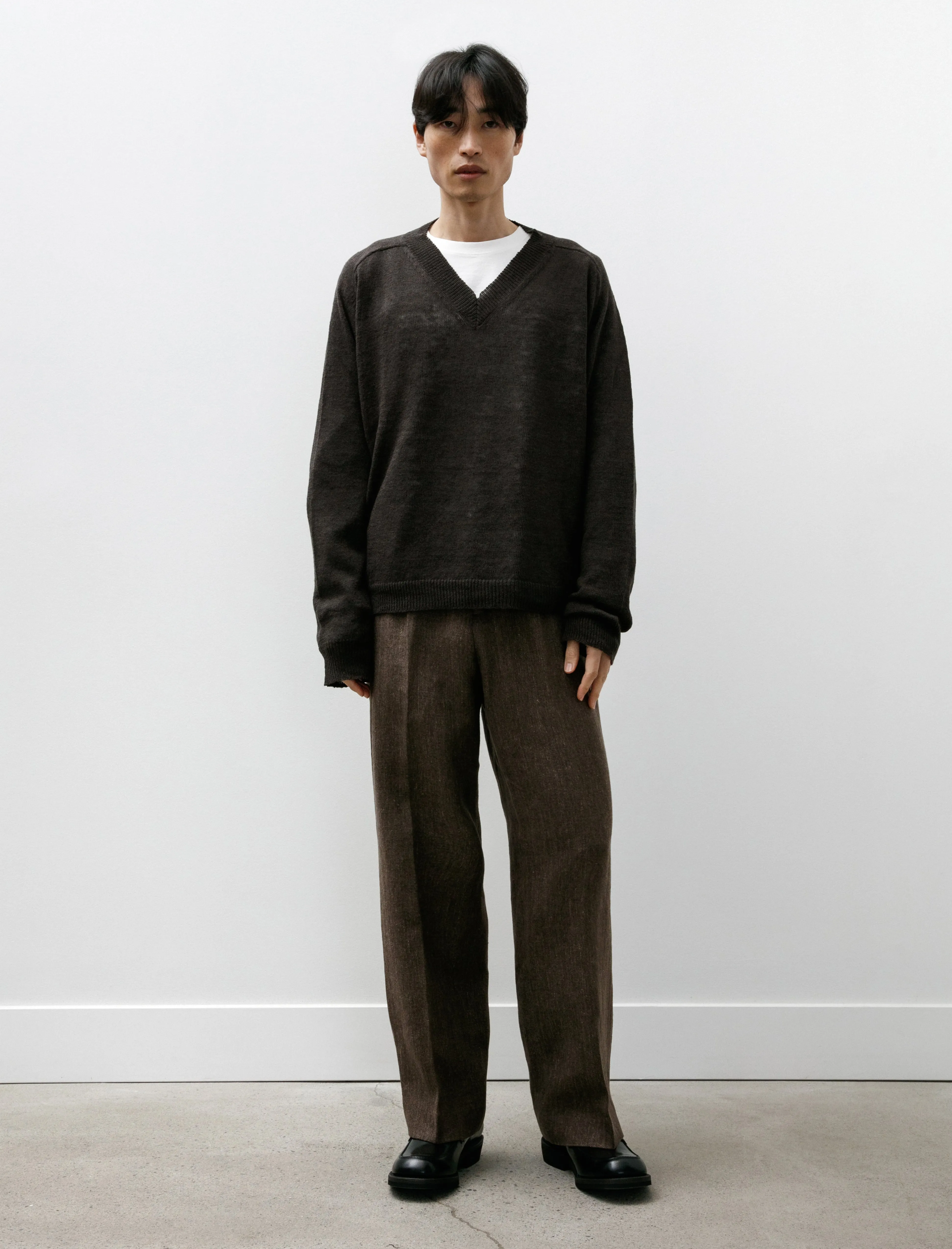 Borrowed Chino Tobacco Delave Linen