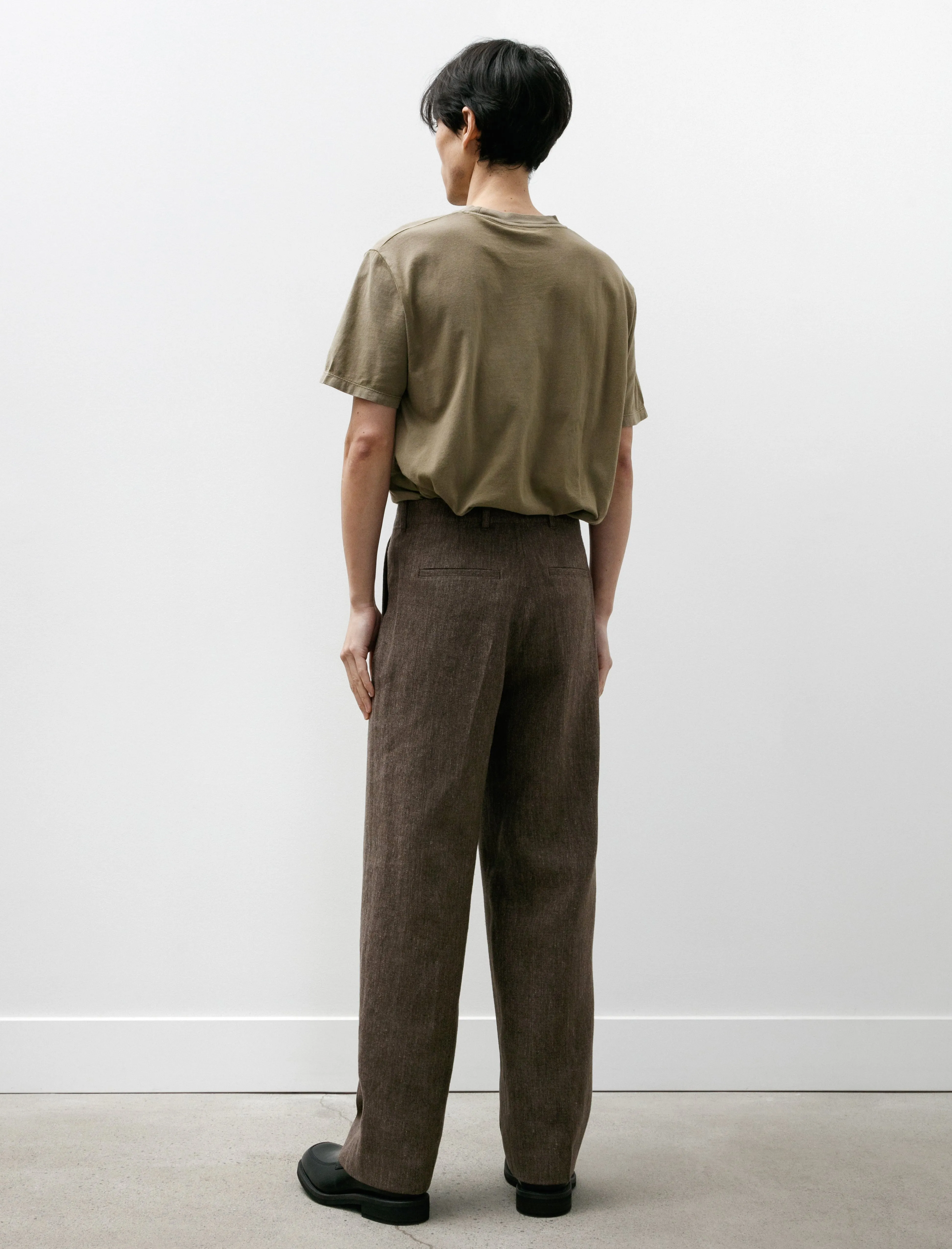 Borrowed Chino Tobacco Delave Linen