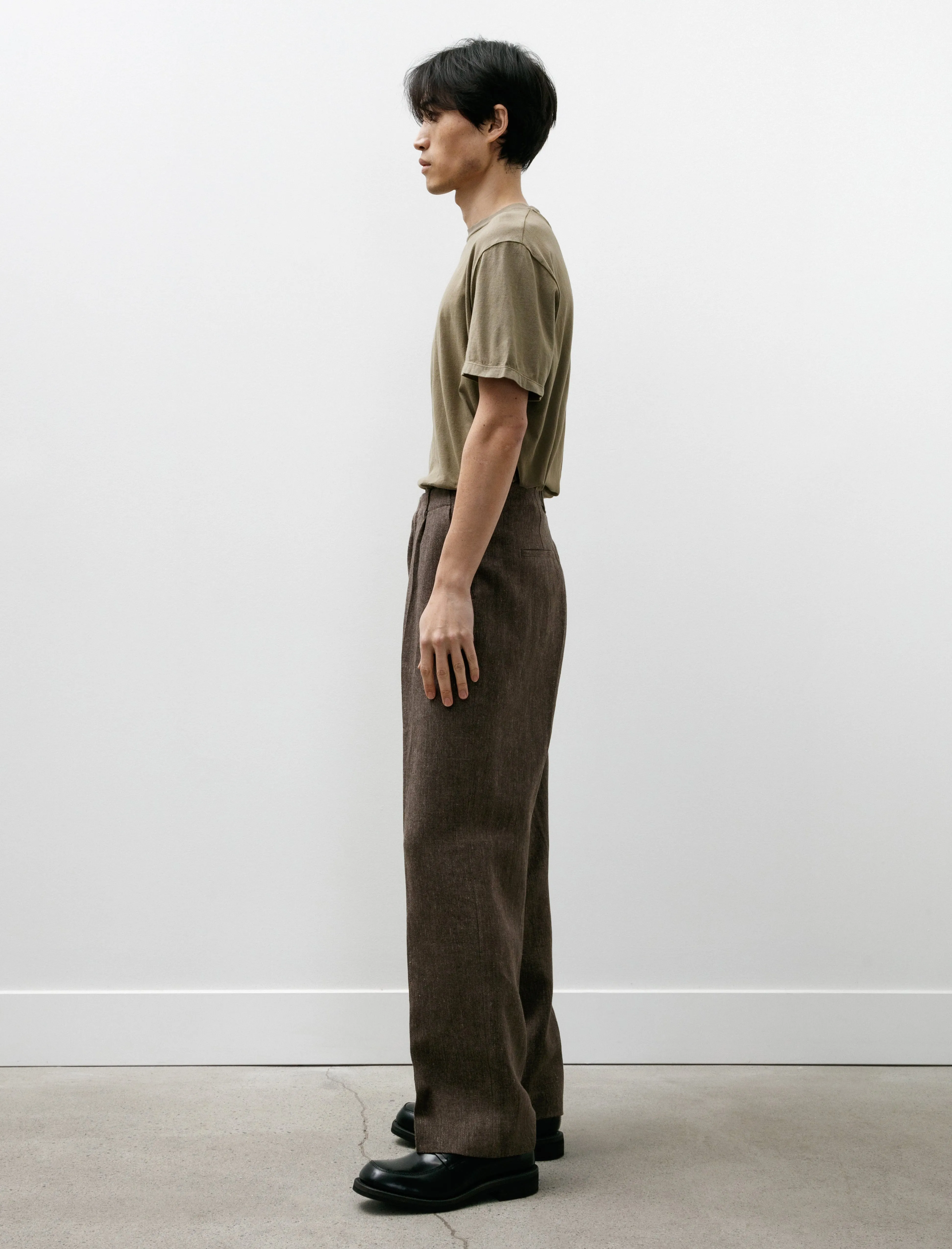 Borrowed Chino Tobacco Delave Linen