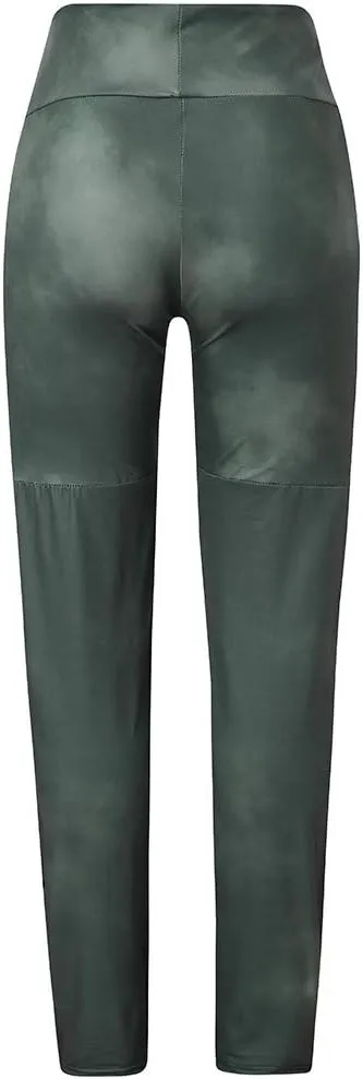 Casual Trousers for Women Stretchy Pencil Fit Rivets Pants Waist Slim Women Sexy High Patchwork Side And Pants