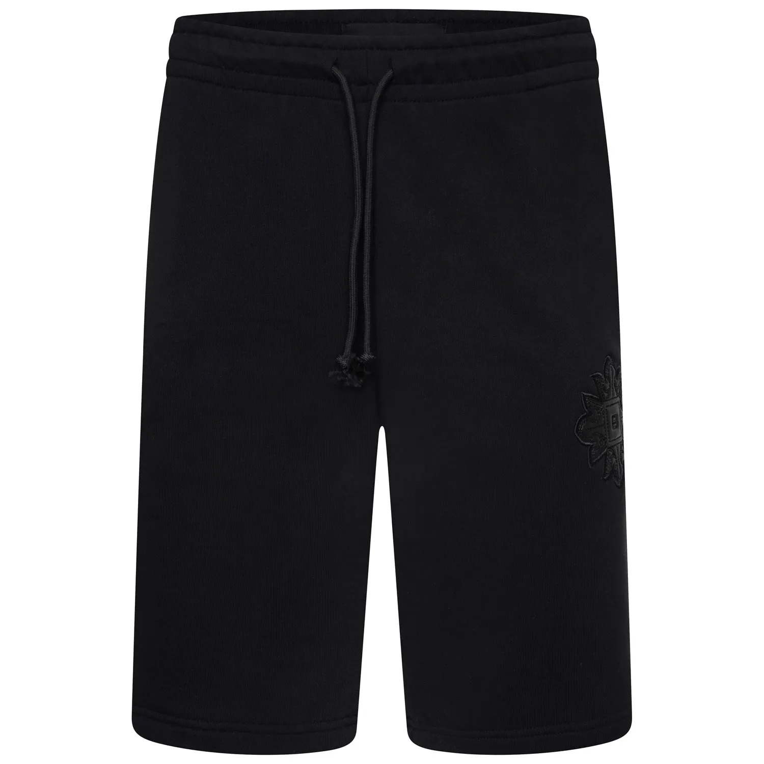 Emblem Patch Shorts - Black