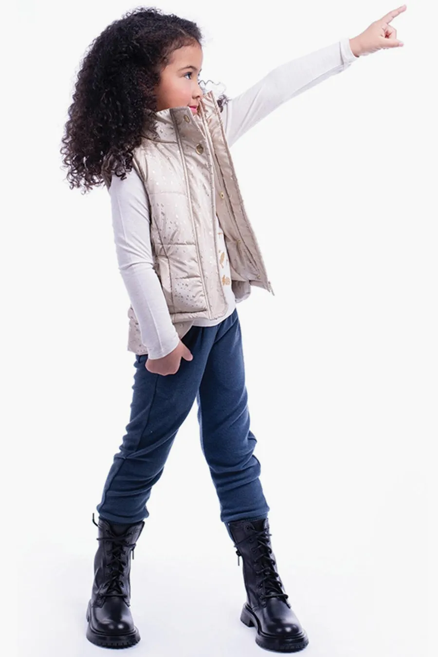 Girls Vest Imoga Freddie - Gold
