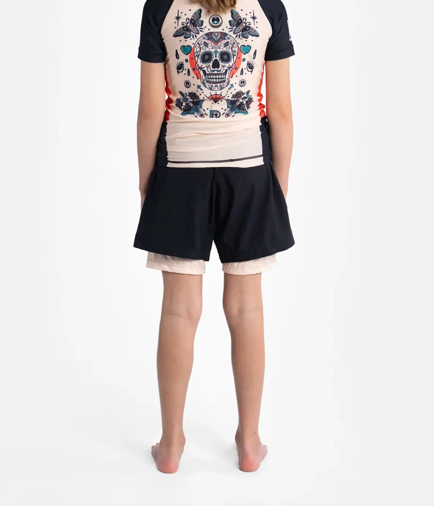 Kids Sugar Skull Hybrid Shorts