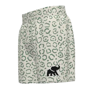 Kingdom Mesh Shorts - Green Leopard