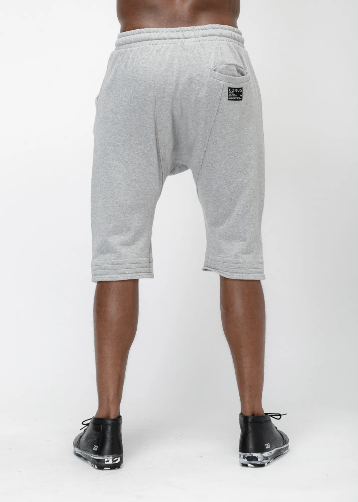 Konus Men's Loose End Shorts in Gray