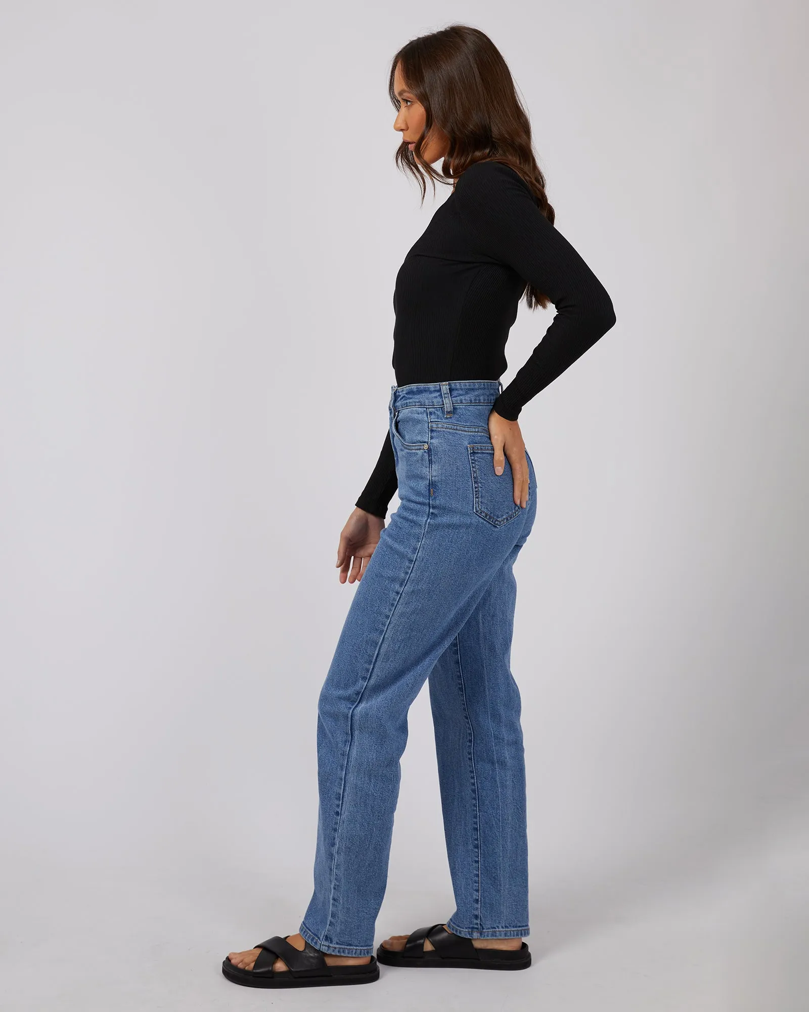 Lily Long Sleeve Black Shirt