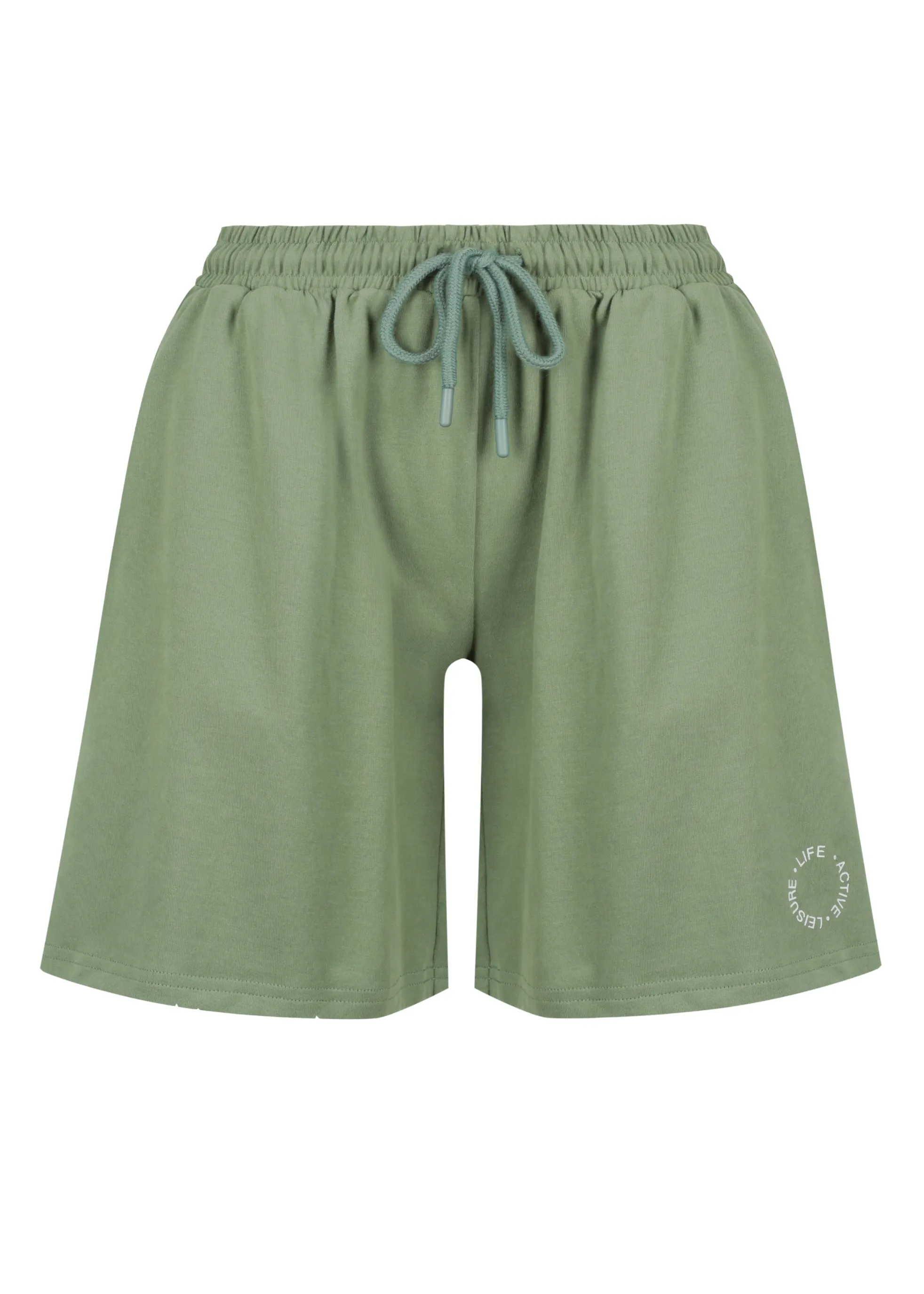 Loose Cotton Short - Sage