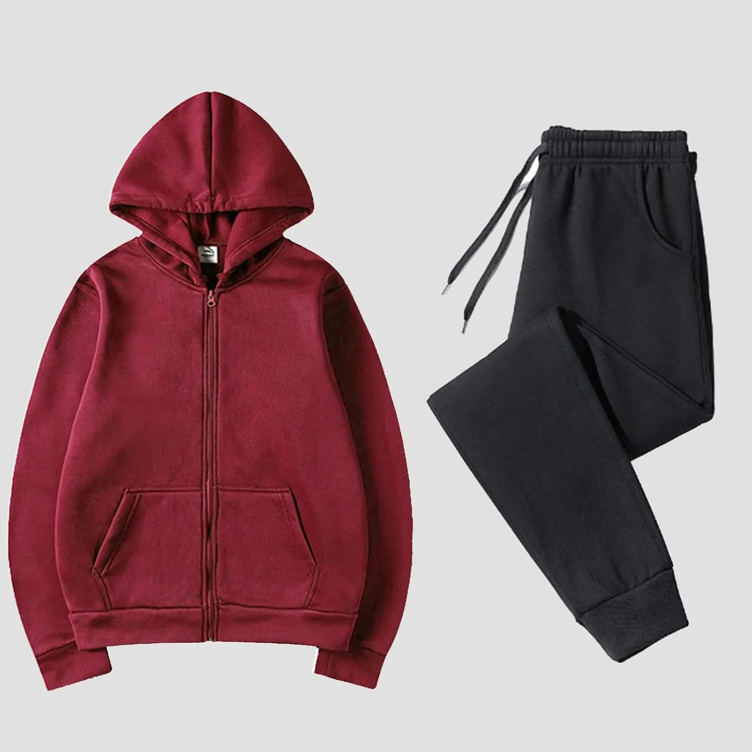 Lounge Sets for Women 2024 Long Sleeve V Neck Elastic Waist Sweatsuit Sweatshirt Wide Leg