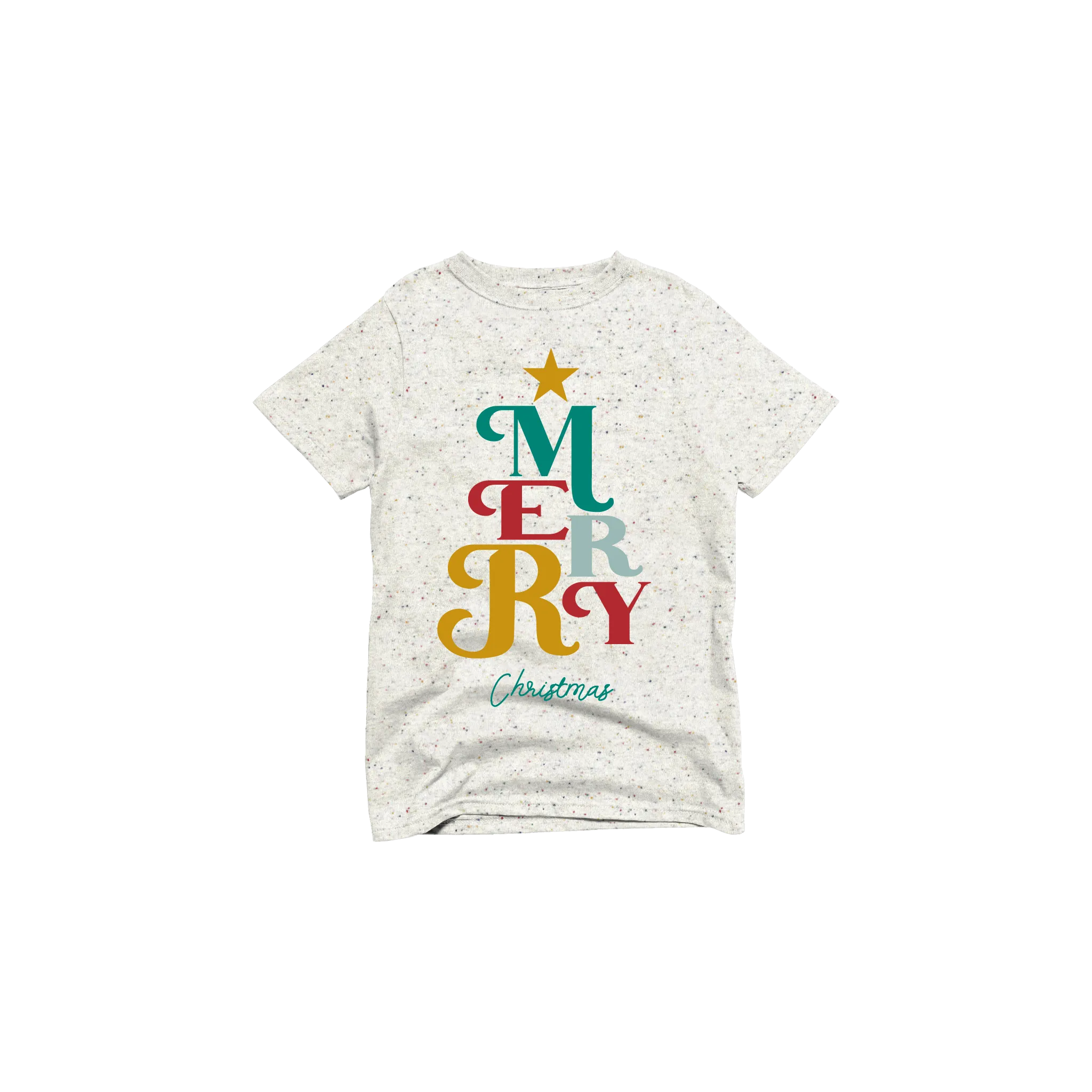 Merry Christmas Tree Youth Eco-Cotton Tee
