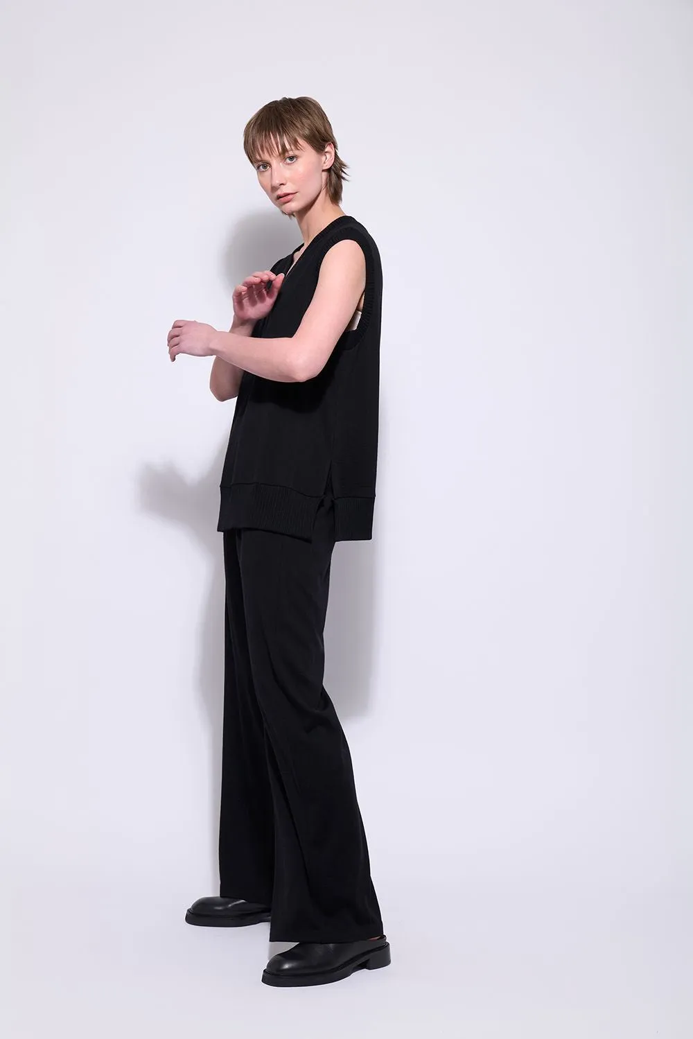 Neris Lounge Upgrade Merino Pants 2709 Black