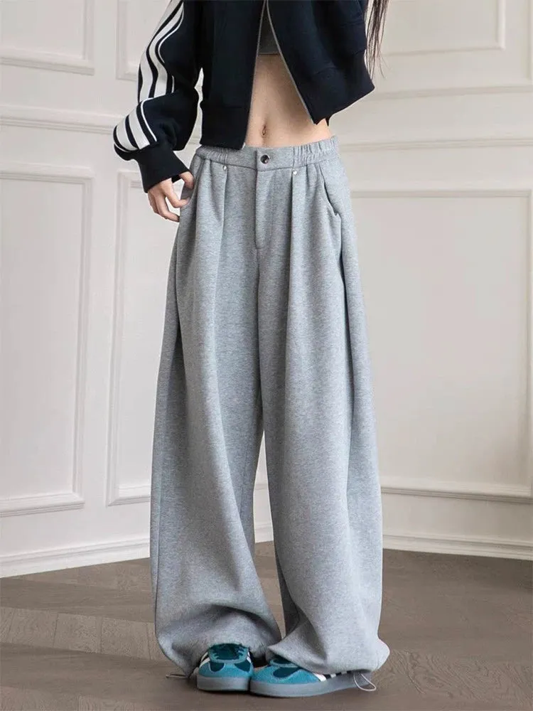 Niah Drapey Wide-Leg Trousers