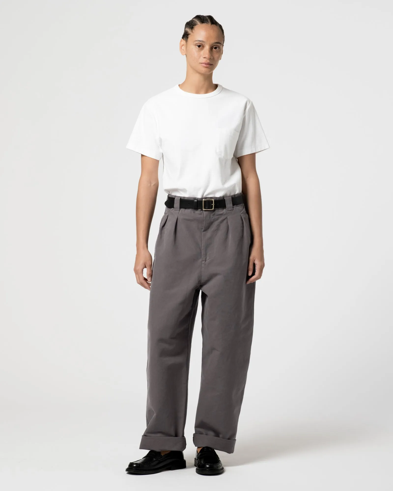 Officer Chino Nebraska Cotton Charcoal