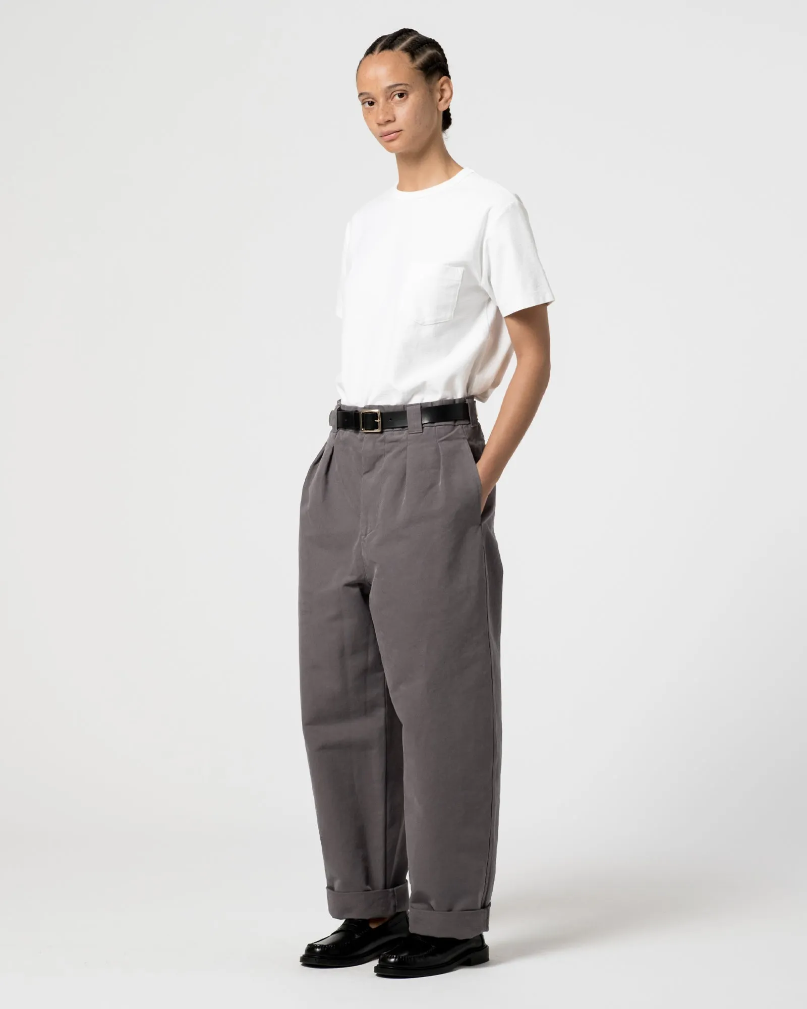 Officer Chino Nebraska Cotton Charcoal