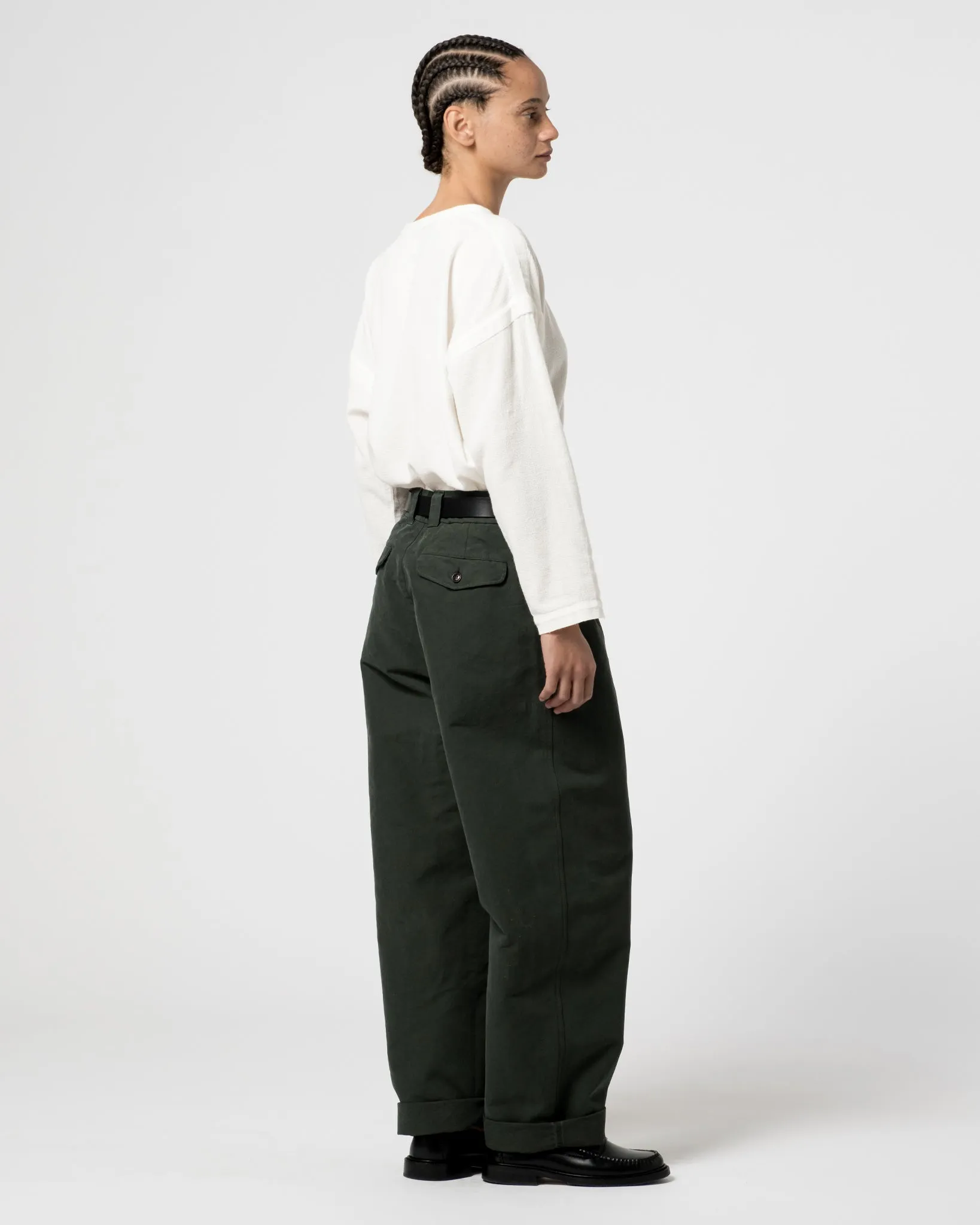 Officer Chino Nebraska Cotton Forest Green