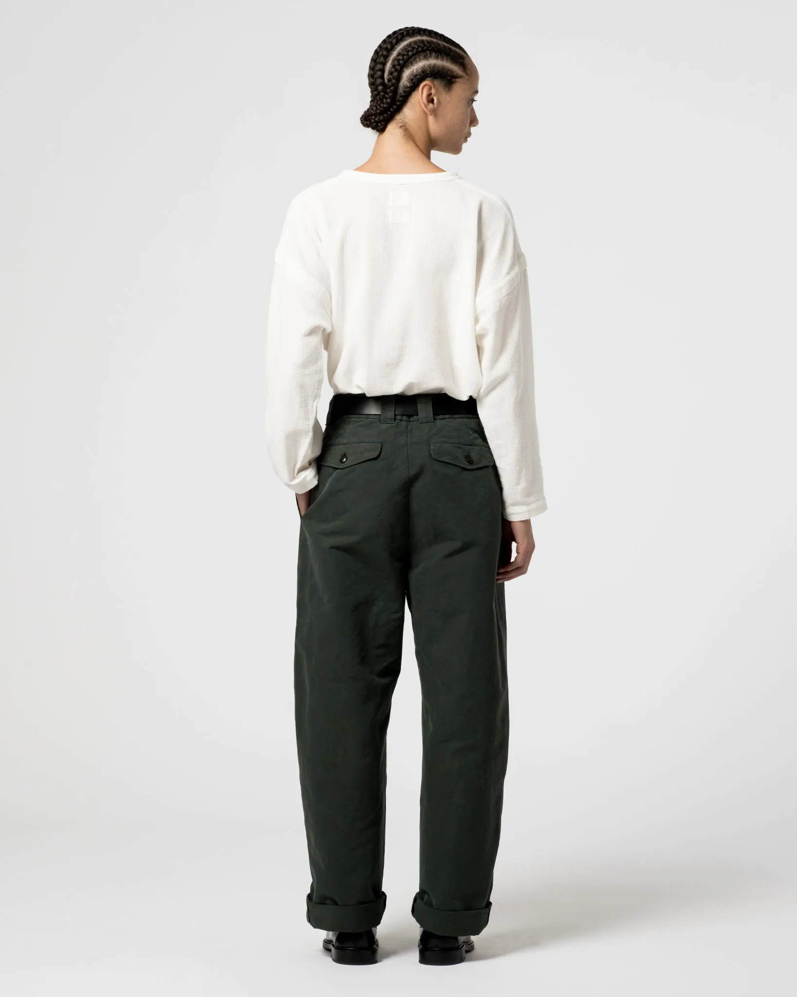 Officer Chino Nebraska Cotton Forest Green