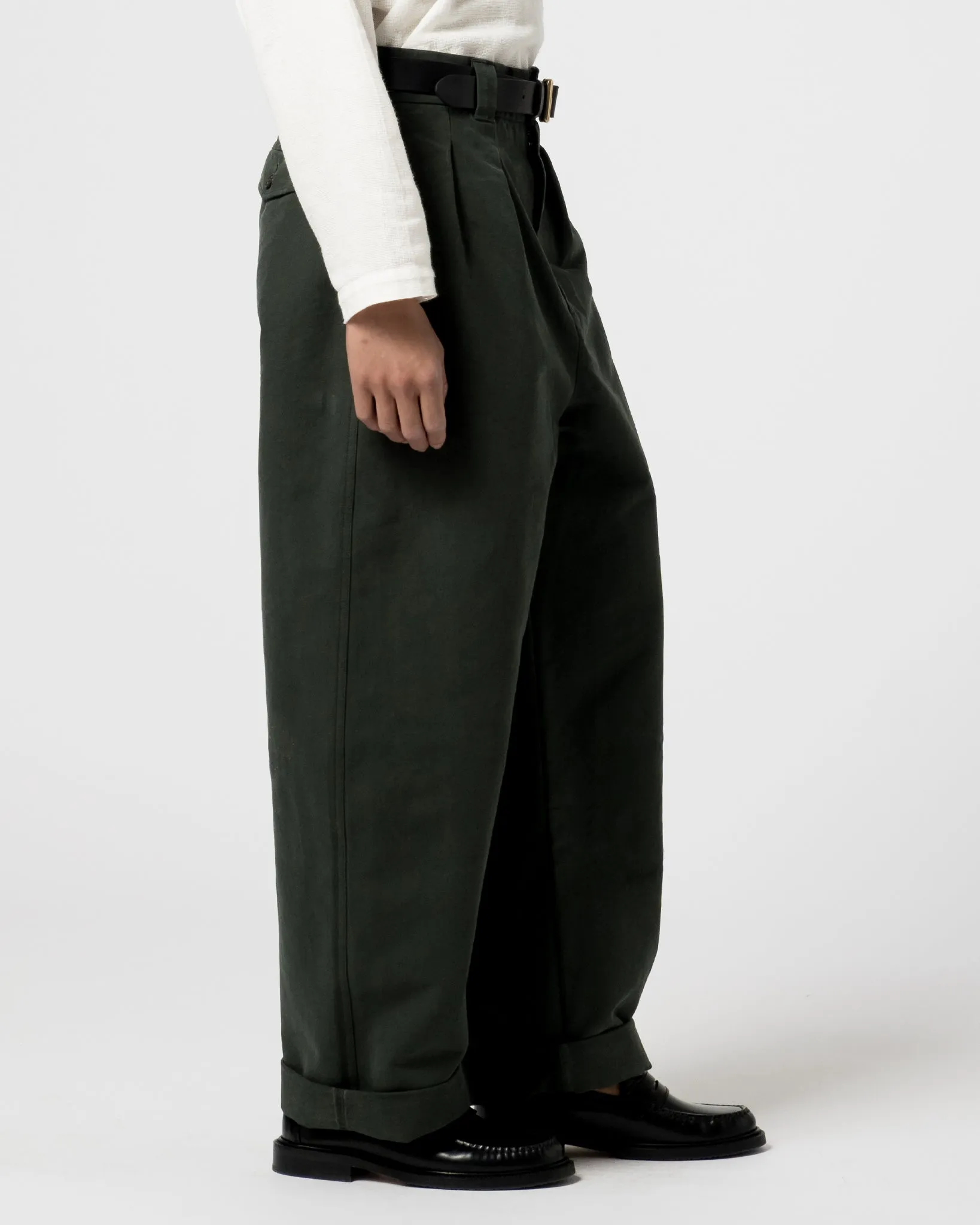 Officer Chino Nebraska Cotton Forest Green