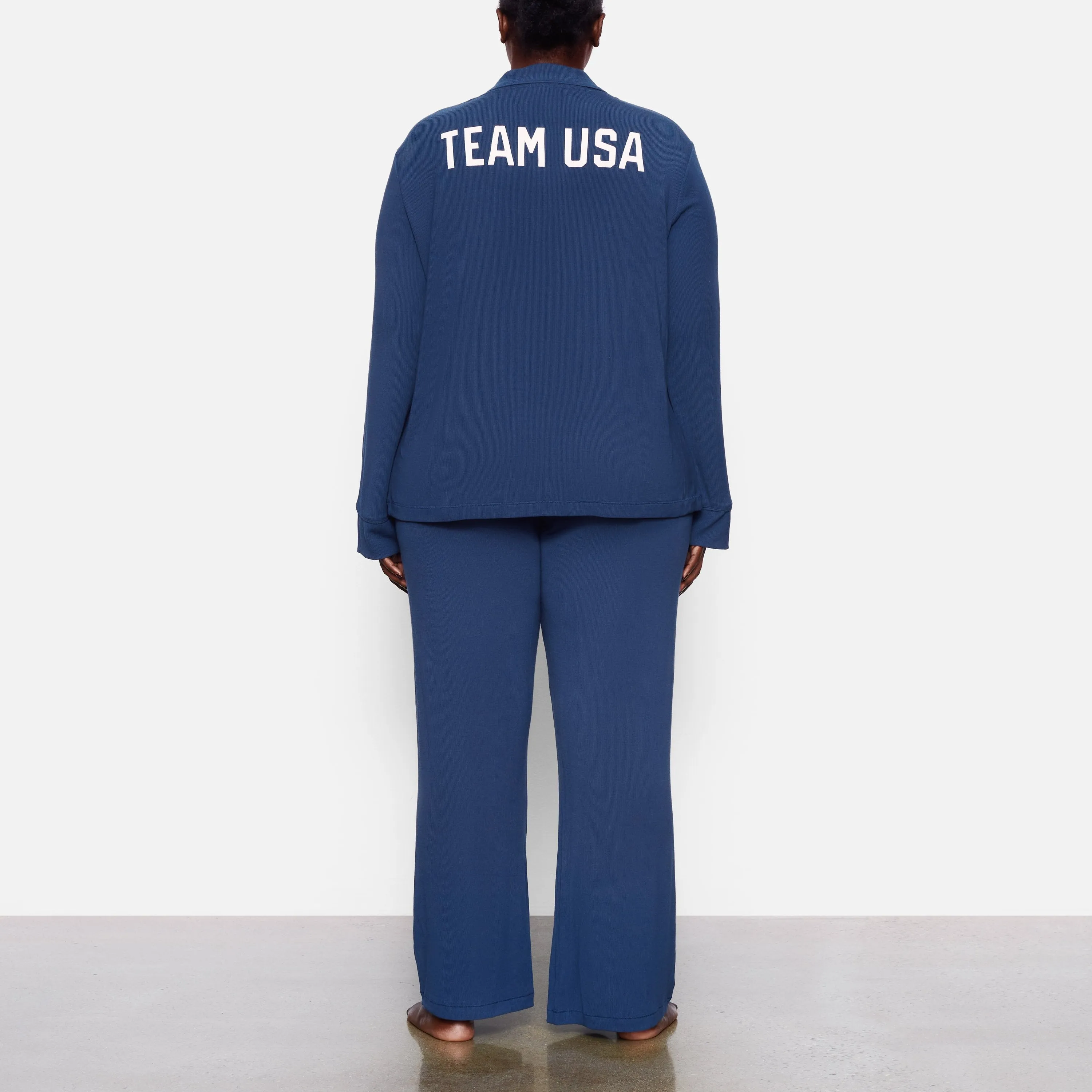 OLYMPIC CAPSULE JERSEY SLEEP SET | NAVY