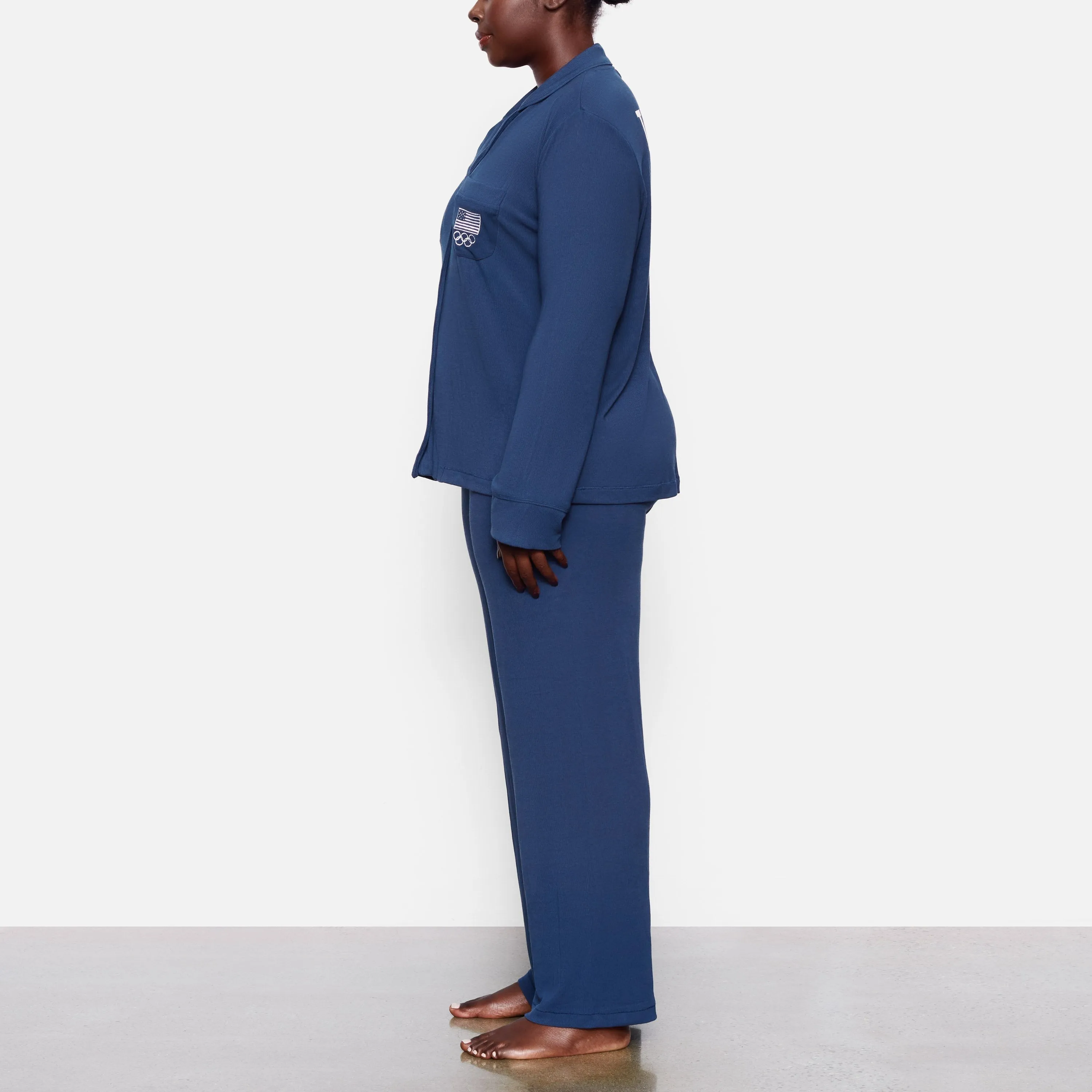 OLYMPIC CAPSULE JERSEY SLEEP SET | NAVY