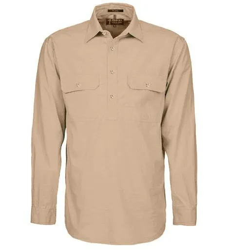 Pilbara RM200CF Men's Closed Front Shirt XS-XL