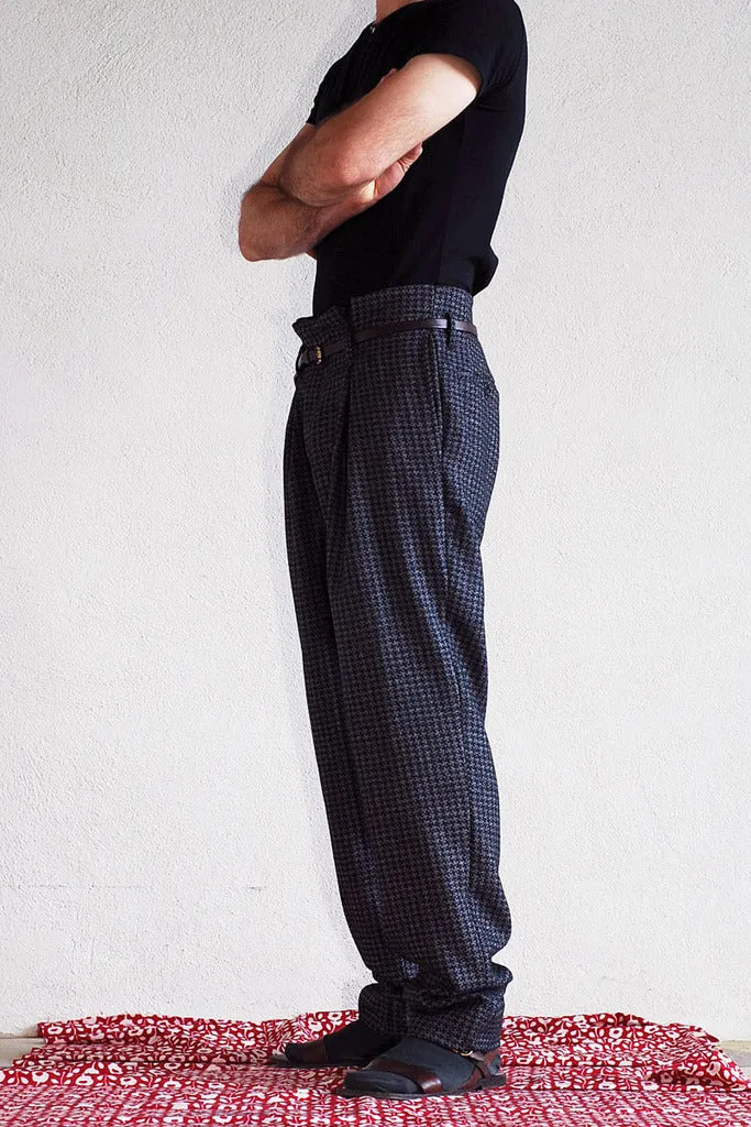 Relaxed Wool and Cashmere Pleated Trousers PDP