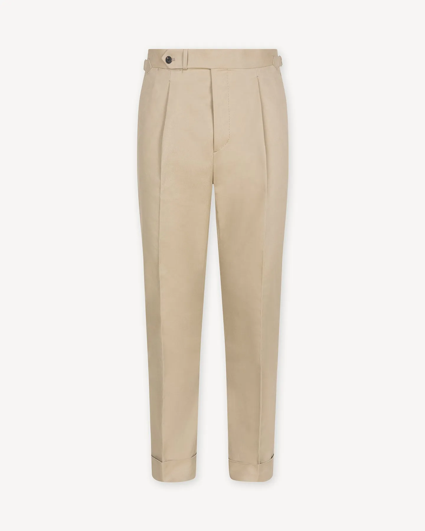 Stone Cotton Drill Trousers