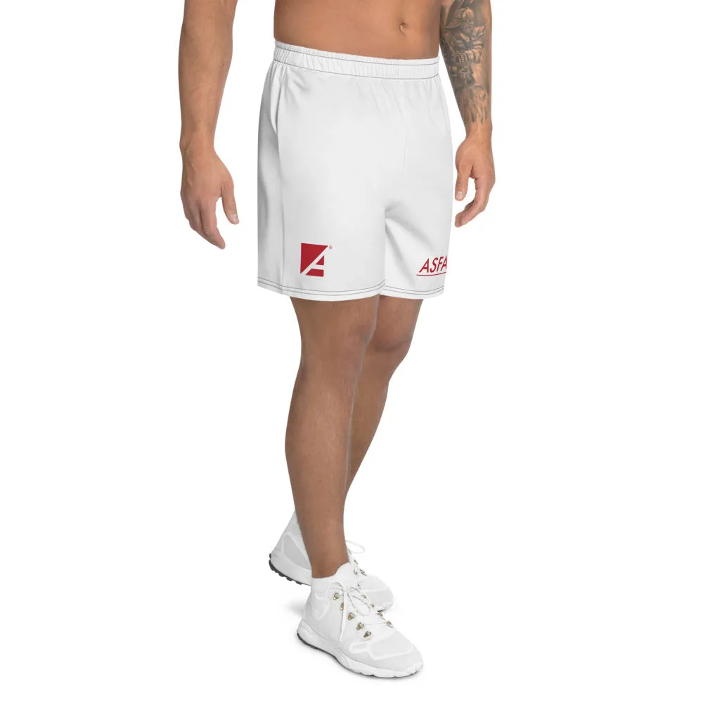 White Athletic Long Shorts
