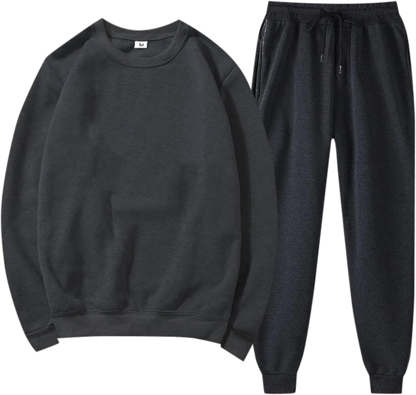 Womens 2 Piece Outfits Long Sleeve V Neck Baggy Plus Pullover and Wide Leg Pants Lounge Sweatsuits