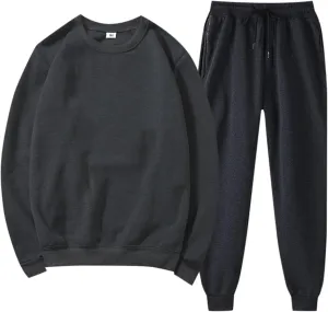 Womens 2 Piece Outfits Long Sleeve V Neck Baggy Plus Pullover and Wide Leg Pants Lounge Sweatsuits