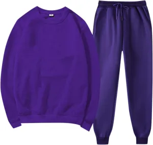 Women's 2 Piece Outfits Lounge Set Long Sleeve V Neck Comfy Clothes Sweatshirt with Jogger Pants 2