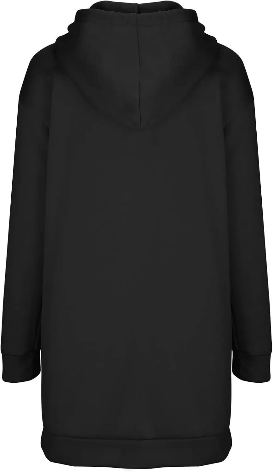 Women's Oversized Hoodies Sweatshirt Casual Long Sleeve Pocket Pullover Hoodie Dress Fall Winter Dress